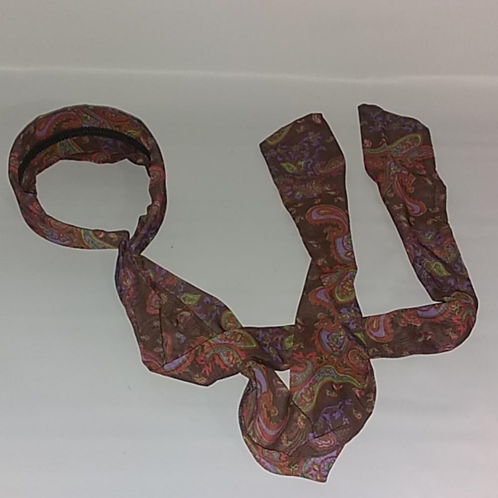 Set of 3 Different Horseshoe Hairbands With Ties - Picture 6 of 6